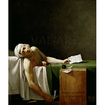 РЕПРОДУКЦИИ НА КАРТИНИ Смъртта на Марат (1793)